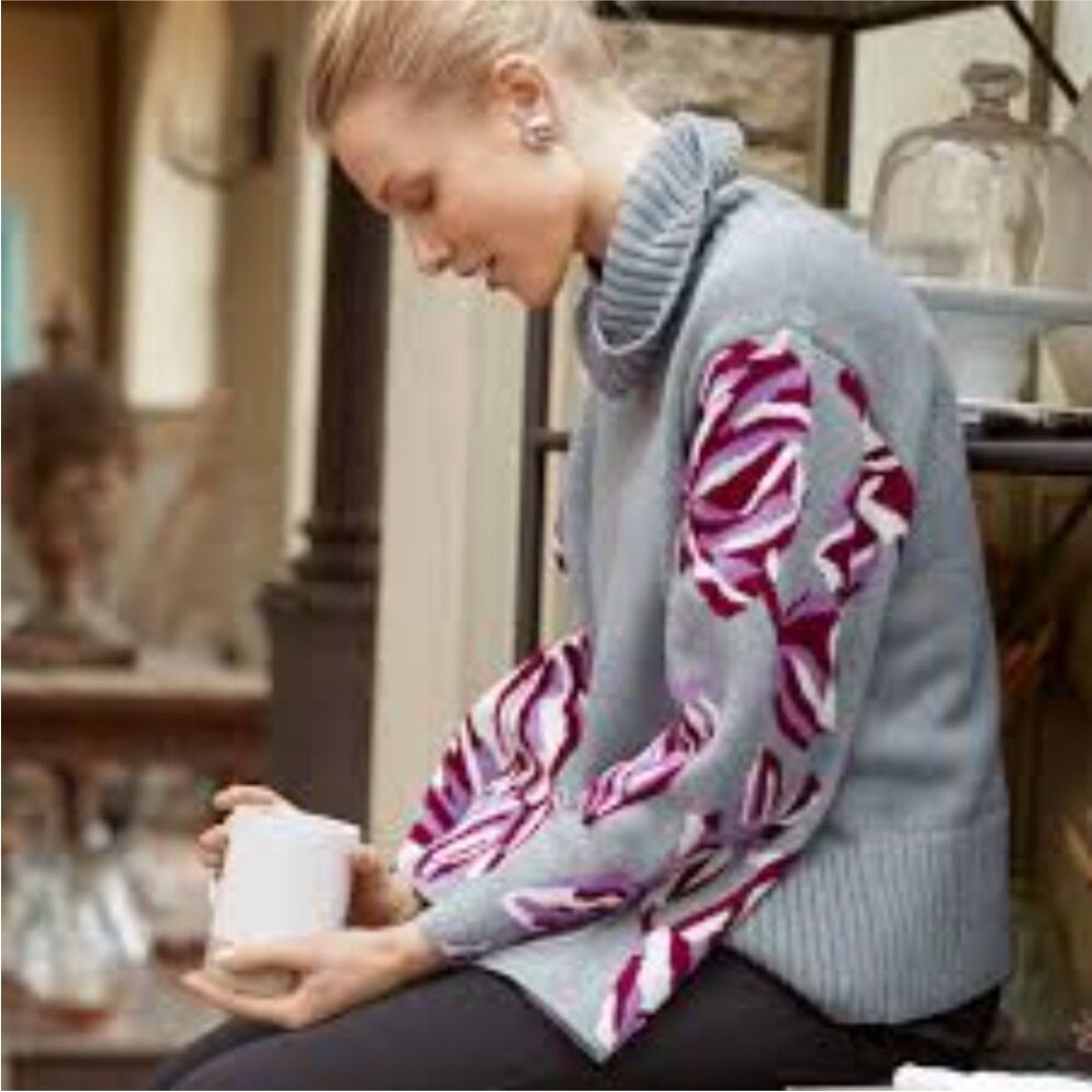 CAbi Eden Pullover Turtleneck Sweater